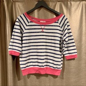 ✨SALE | Navy and White Striped Top